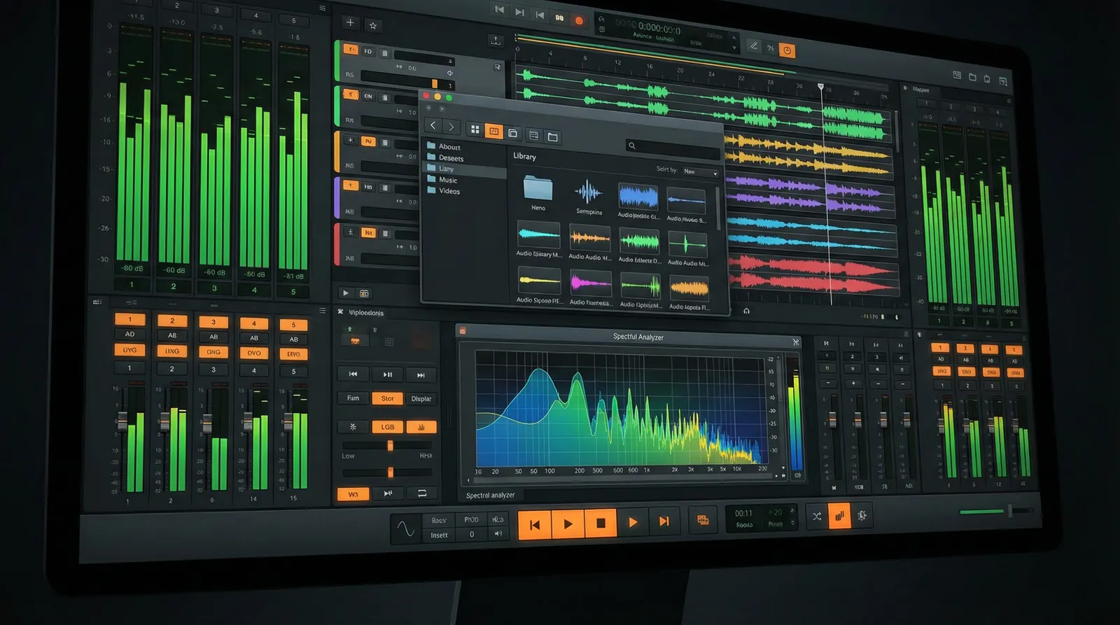 M88体育平台 音效素材库界面展示